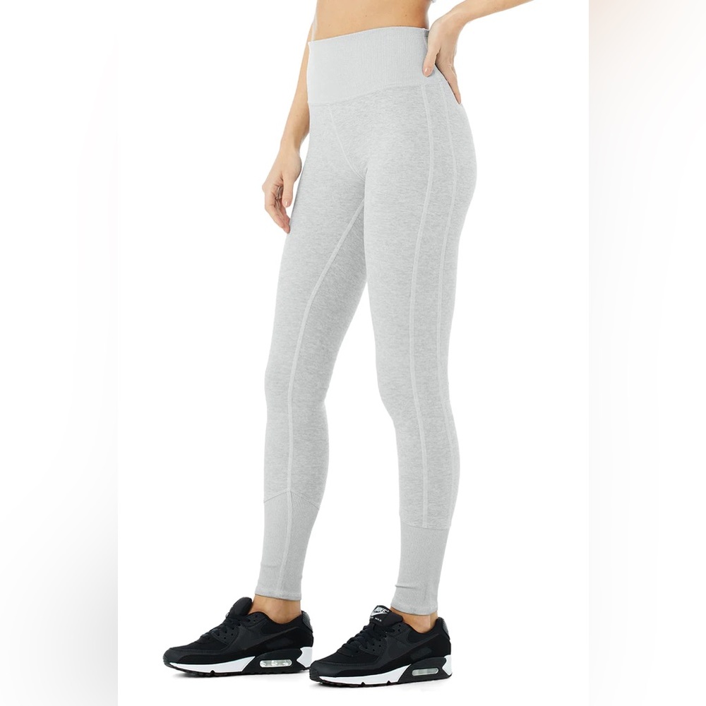 ALO Yoga Gray High-Waisted Leggings